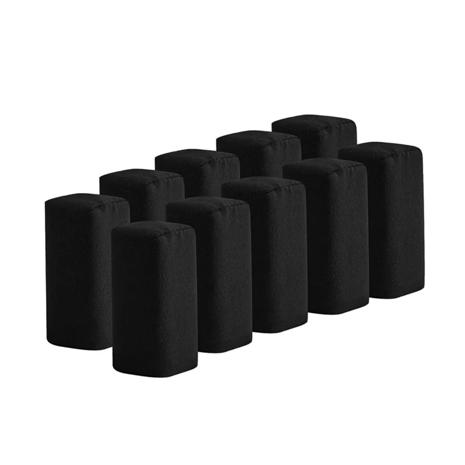 5/10 szt. Gąbka zamszowa do pielęgnacji samochodu, polerowanie powłok ceramicznych, pielęgnacja lakieru, woskowanie, narzędzie czyszczenia(Gray 10PCS)