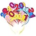 Produktbild GROOMY Haarband, LED Light Up 2021 Stirnband Glowing Stick Zauberstab Spielzeug Silvester Party Favors-A