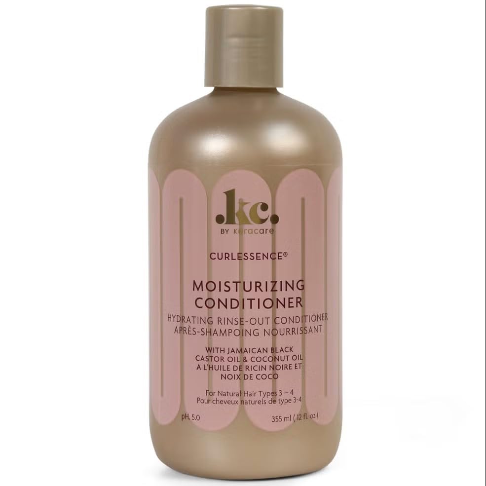 KeraCare Curl Essence Moisturizing Conditioner- Detangles & Softens Curly & Coily Hair 12oz