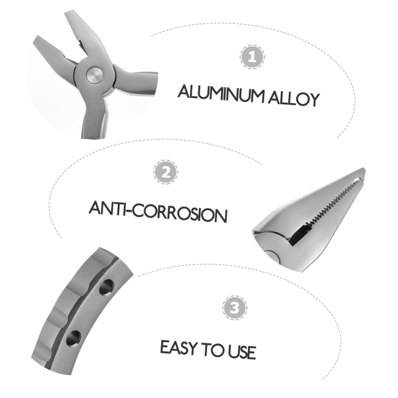 Happyyami Angelzange Multifunktionale Schneidezange mit Korrosionsschutz aus Aluminiumlegierung und Sprengringöffner für Geflochtene Schnüre für Angelzubehör