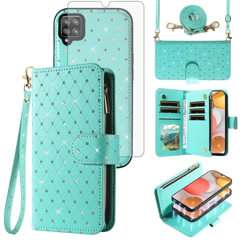 Coque Samsung Galaxy A42 5G Asuwish bleu sarcelle idéale au quotidien