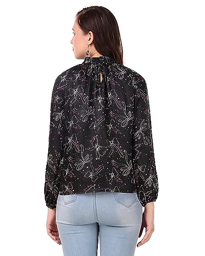 Image of BoheeWohee Women's Full Sleeves Casual Satin Top