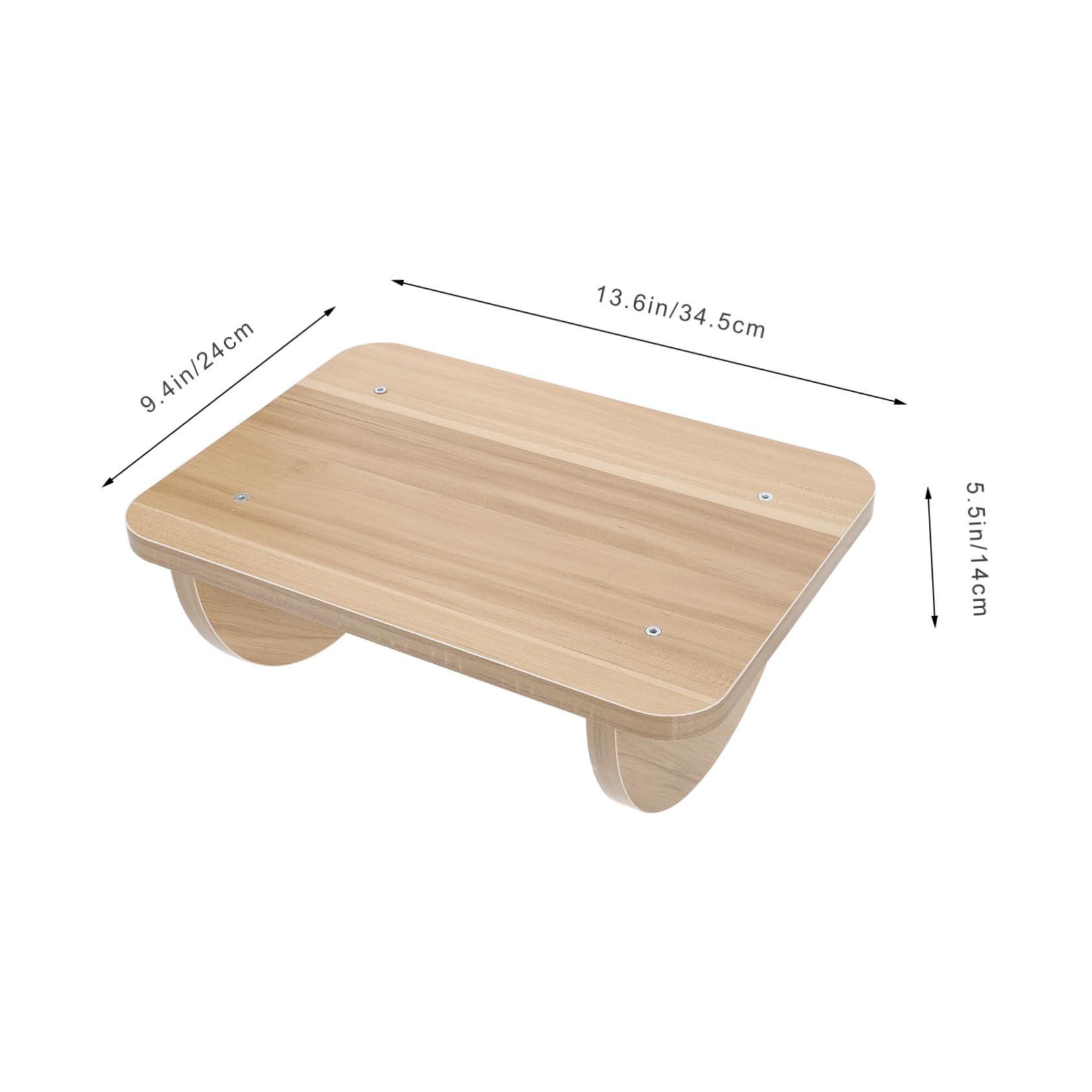 Reposapiés para Mayor Comodidad para Oficina y Hogar de Madera Función de Masaje y Diseño Flexible, Taburete Ergonómico Debajo del Escritorio