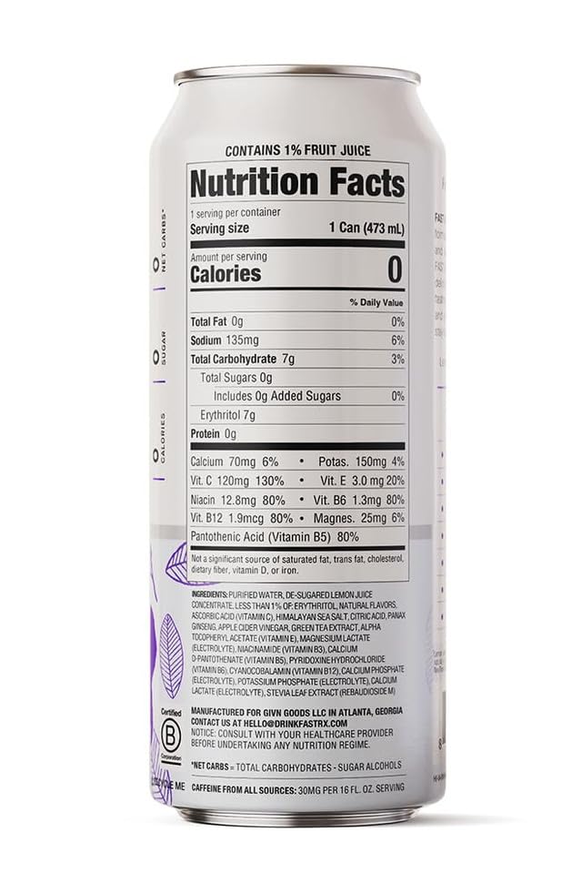 Revitalize Your Fast: FASTRX Blueberry Acai Electrolyte Drinks Reviewed!