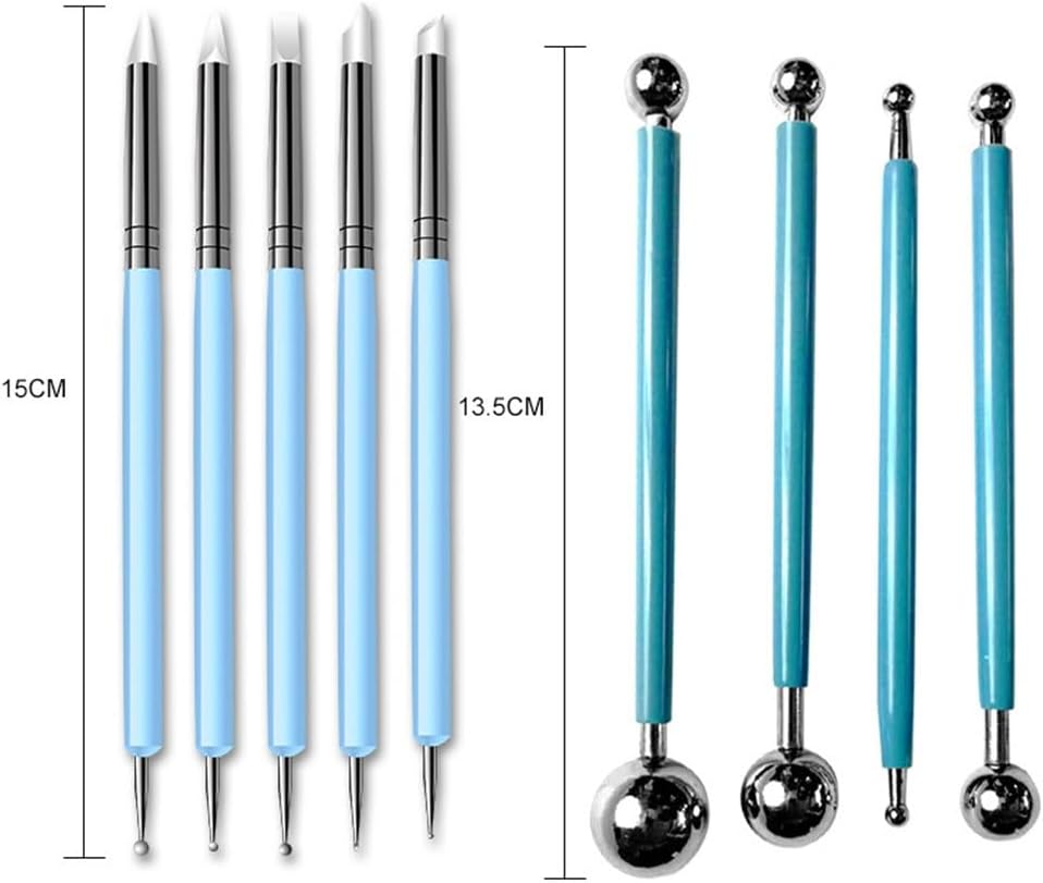 51 Set Clay Tools Indentation Silicone Pen Carving Modeling Set Multi-Functional Combination