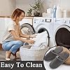 SKJAXF 3 Pairs Hotel Slippers - Comfortable Disposable Non-Slip Spa Guest Slippers for Women, Travel, Family Hotels #4