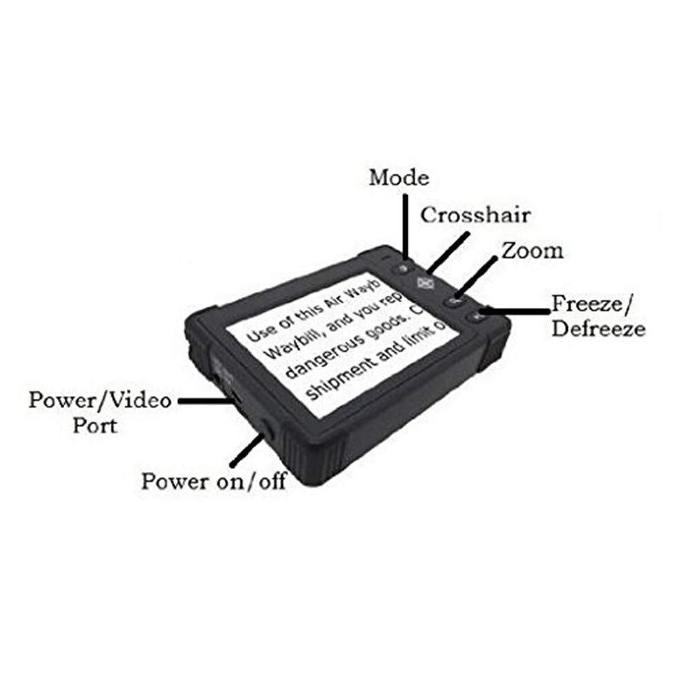 Électronique Loupe de Lecture avec 3.5 Pouces LCD - Fournit 9.5X Élargissement du Texte pour Faciliter la Lecture par Home Care Wholesale