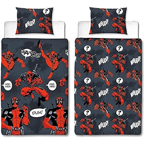 Marvel Deadpool Single Duvet Cover Cover