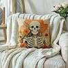 Halloween Skeleton Throw Pillo... #3