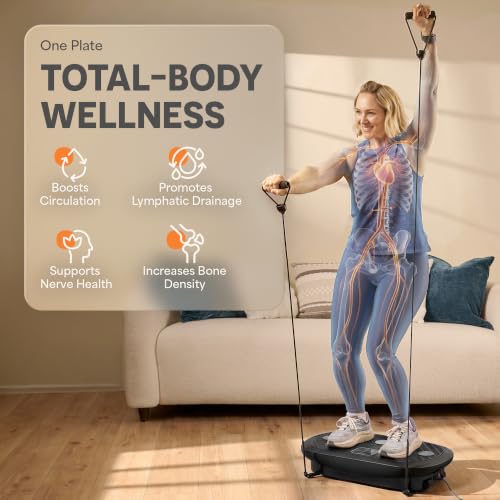 Image of Lifepro Rumblex 4D Vibration Plate Exercise Machine with 7 Training Modes