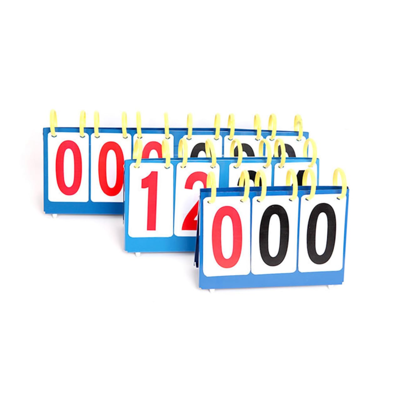 Happyyami Portable Scoreboard for Sports Durable Score Flipper Keeper for Basketball Volleyball Table Tennis Easy to Read Smooth Edge Design