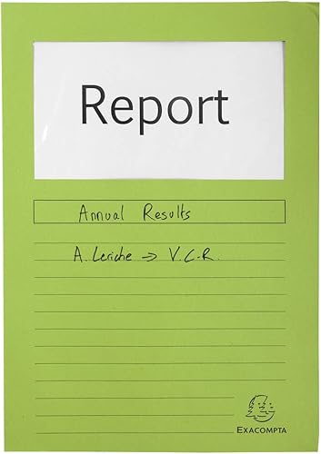 Miniatura 20 de Exacompta - Ref 50100E - Colección Forever - Carpetas de ventana - Tamaño 8.661 x 12.205 in, apto para documentos A4, cartón reciclado de 4.23 ozm -