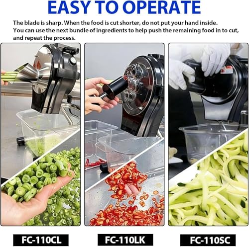Cortador eléctrico de verduras profesional HaiZethonic miniatura 6