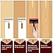 Honoson Set of 3 Wood Graining Tool Wood Graining Painting Tool Set DIY Texture Rubber Empaistic Roller for Household Wall Room Art Paint Decoration