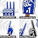 FUNSTITUTION 24 Pcs Mini Foam Fingers - Mini Foam Finger #1 EVA for All Occasions - Cheerleading for Sports - Exciting Vibrant Colors For School Spirit Pom Poms - Great For Sports Events Games (BLUE)