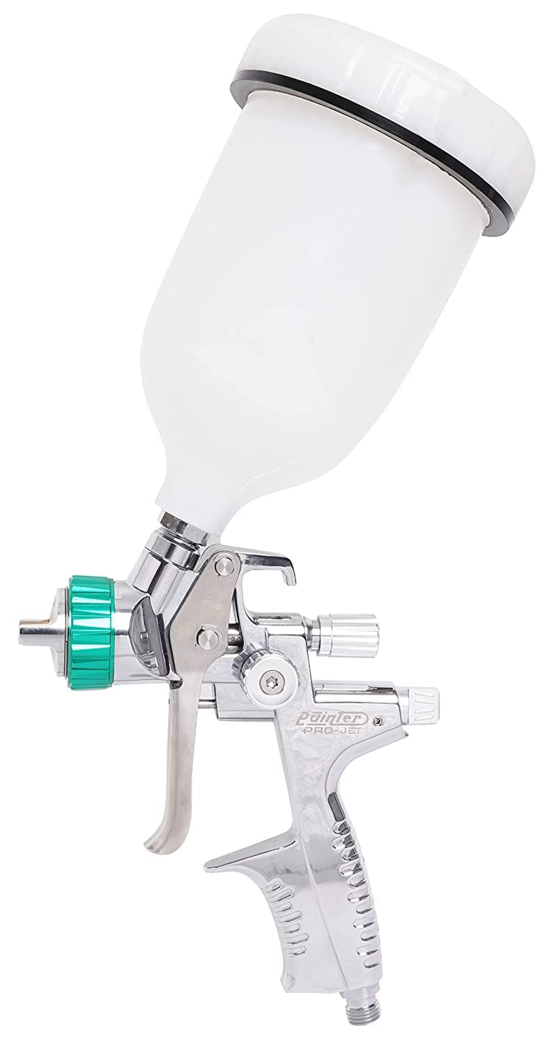 Painter Spray Gun (LABEL) Professional Hvlp Gravity Projet Series Spray Gun Pj-01 Non-Drip Paint Cup With Nozzle Tip Size 1.7 Mm (White) (B07PRX58YX) Amazon Price History, Amazon Price Tracker