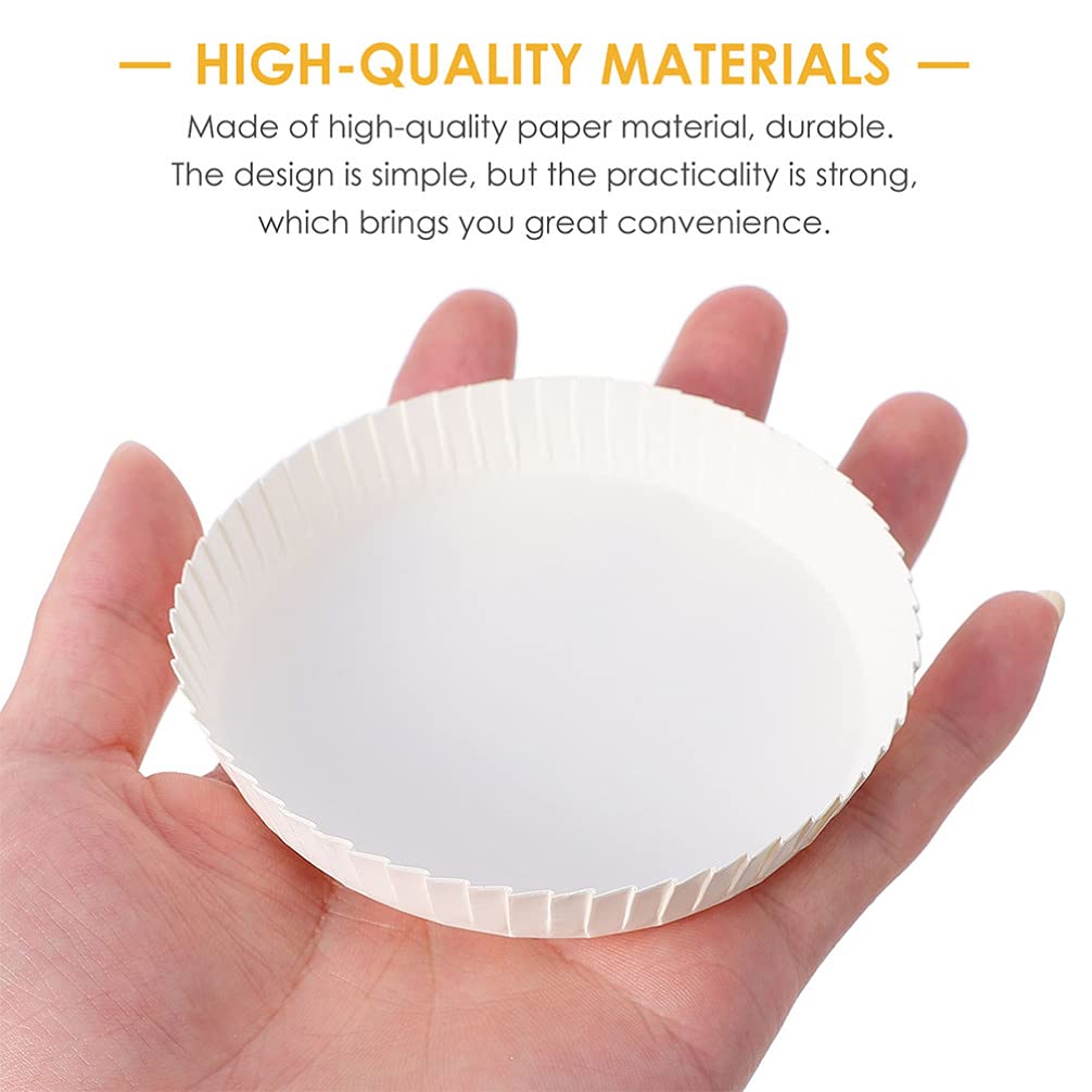 Ipetboom 200 coperture usa e getta per bicchieri di carta, coperchi da 8,5 cm, per bar, KTV, uso domestico