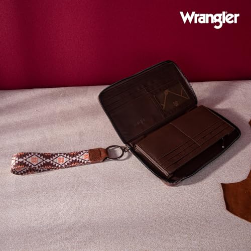 Image of X Wrangler Wristlet Western Wallet Boho Aztec Credit Card Holder for Women