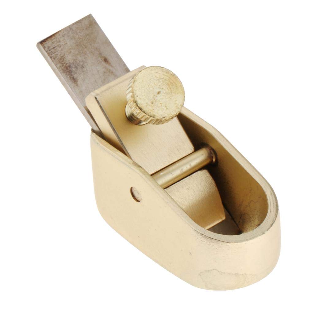 Mini plano de carpintería, Mini cepillador de mano, cepillador de bloque de mano herramienta de carpintería de carpintero de, para carpintería, de oro S