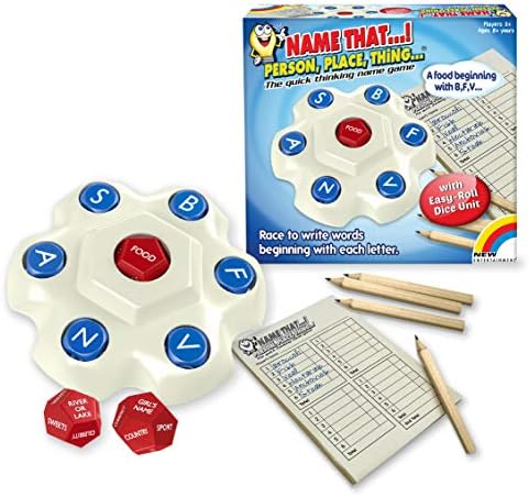 Name That.! Person, Place, Thing.! Dice Game