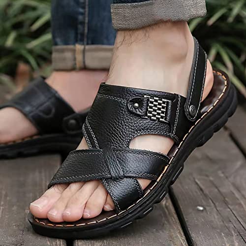 Sandales athlétiques d'été pour homme avec brides réglables noires pointure 41 1/3