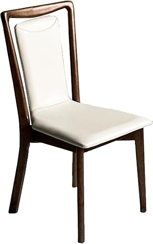 JKGHK - Juego de sillas de comedor, sillas tapizadas de cuero, silla de sala de estar sin brazos con respaldo, silla de recepción con patas de