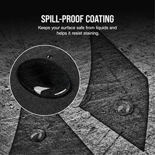 Corsair MM300 PRO Tappetino per Mouse da Gioco, Tessuto Impermeabile di Qualità, Superficie 93 cm x 30 cm, Tessuto in Microtrama, Base Gomma Spessore Elevato 3 mm, Antiscivolo, Esteso, Nero/Grigio - Immagine 2