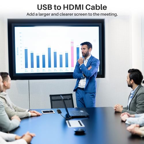 Câble USB vers DisplayPort 4.5m 4K pour écran et projecteur - 5