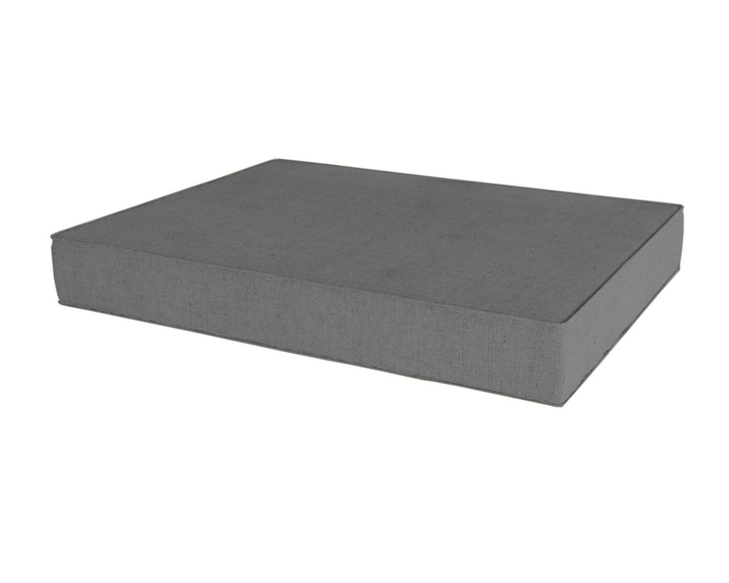 chilly pilley Palettenkissen Palettenauflage Palettenpolster Sitzkissen Rückenlehne Kaltschaum Schaumflocken Füllung viele Größen und Farben (Sitzkissen 120x60x15cm, Grau)