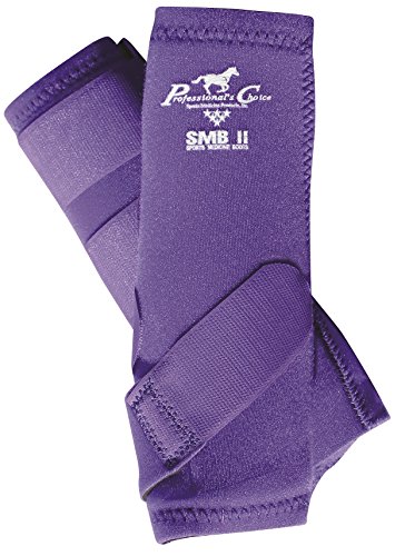 Professional's Choice SMB II EQUINE SPORTS MEDICINE BOOTS SMB (Purple, Medium)
