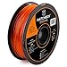 Produktbild HATCHBOX 1,75 mm transparent orangenes ABS-Filament für 3D-Drucker - 1 kg-Spule - Maßgenauigkeit +/- 0,05 mm