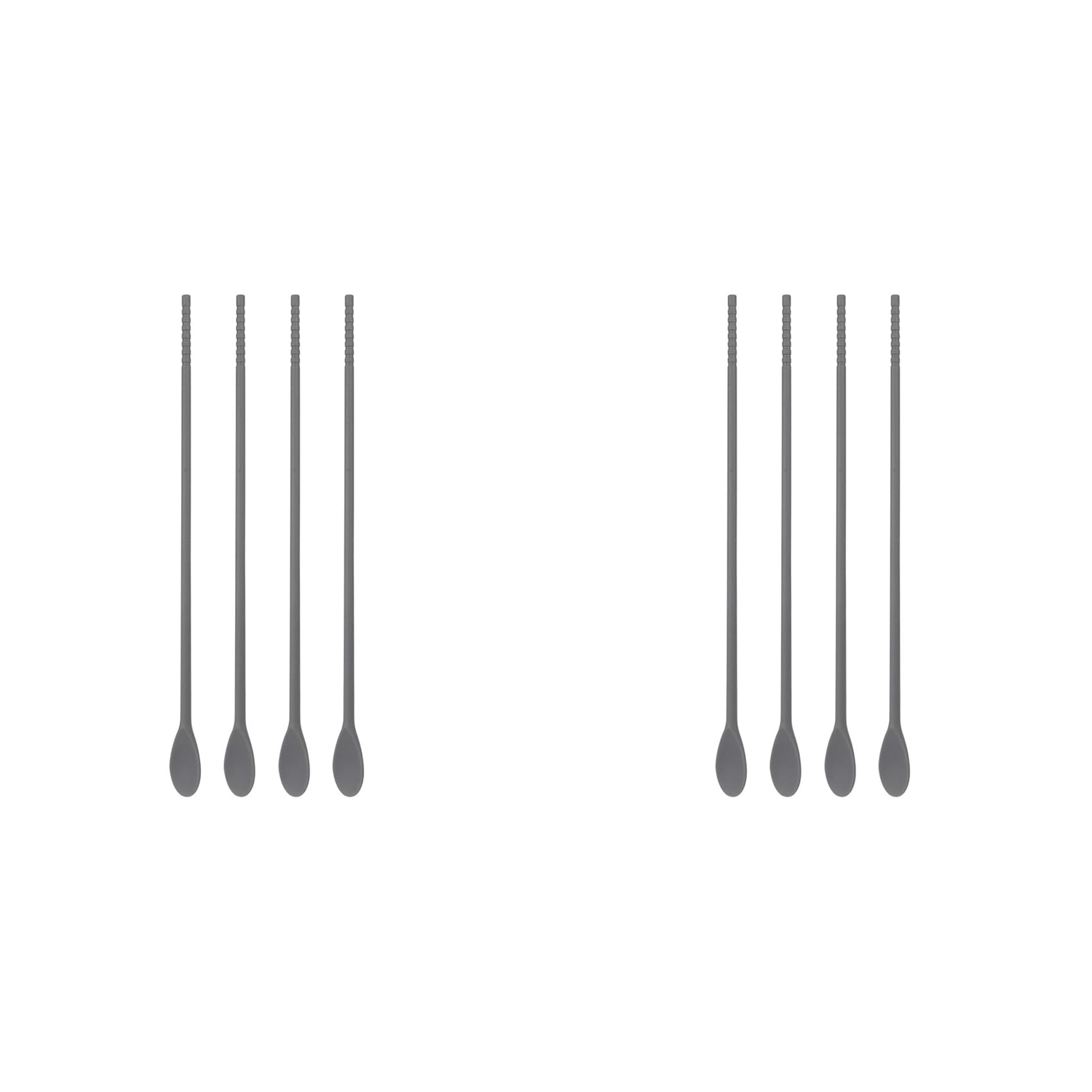 Hndhbfgrt 8 Pcs Silicone Coffee Stir Spoons 11Inch Dual-Ended Long Cooking Chopsticks Multipurpose Mixing Spoon & Stirrer Sticks