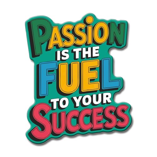 Image of Yey Stylish Fridge Magnet for Refrigerator - Multicolour 3x2 Inch Decorative Kitchen, Home & Office Accessory Idea for Decor Lovers (Passion)