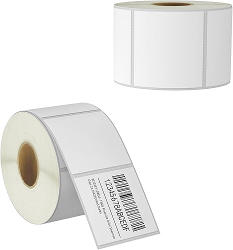 BETCKEY - Etiquetas de código de barras UPC de 2.25 x 2 pulgadas (2.244 in x 2.008 in) compatibles con impresora de etiquetas Zebra & Roll, adhesivo