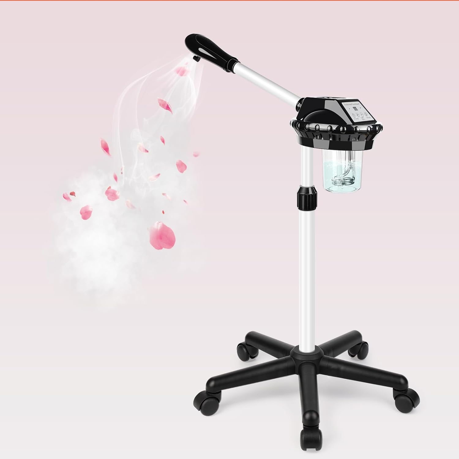 Professional Facial Steamer, Stand on Wheels Face Steamer, SPA Ozone Nano Steamer for Facials Professional Facial Steamer, Stand on Wheels Face Steamer, SPA Ozone Nano Steamer for Facials