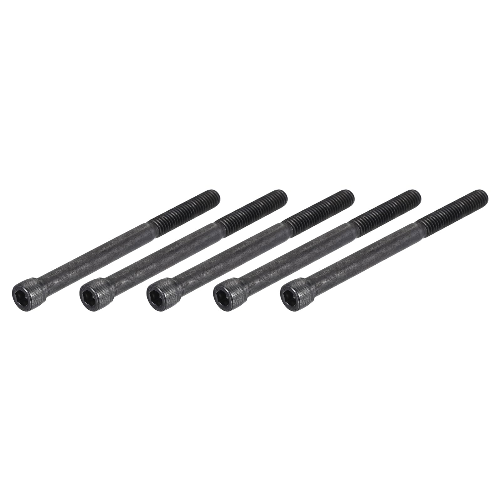 METALLIXITY Hex Socket Bolts (5/16-18x4-1/2") 5pcs, 12.9 Grade Alloy Steel Hex Socket Drive Screw