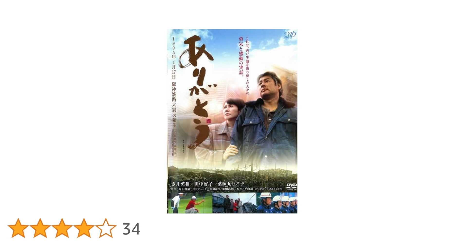 Amazon.co.jp: ありがとう [レンタル落ち] : 赤井英和, 田中好子