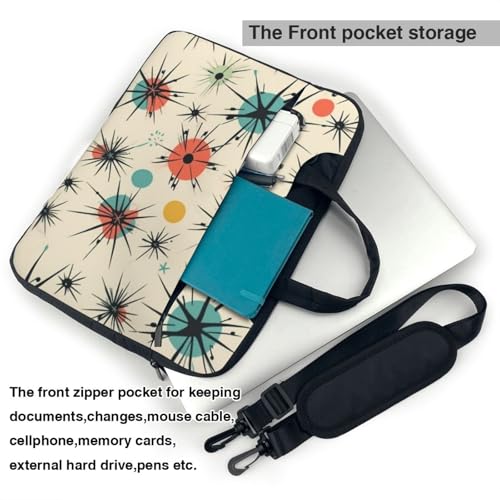 Bolso Tote para Laptop con Estampado Retro Atomic Stars miniatura 3