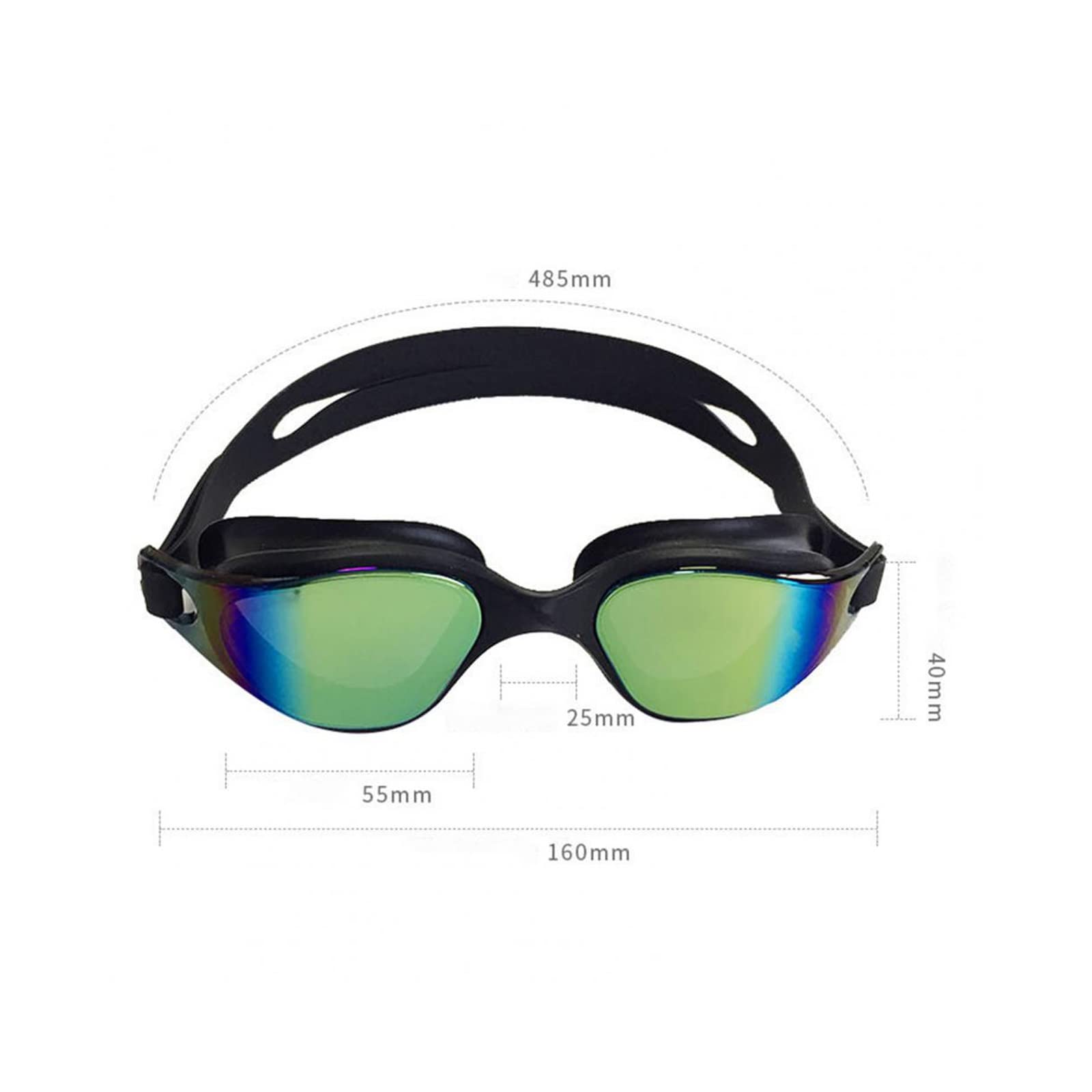 Gogle pływackie wodoodporne praktyczne unisex pływackie polaryzacyjne okulary ochronne dla kobiet (D)