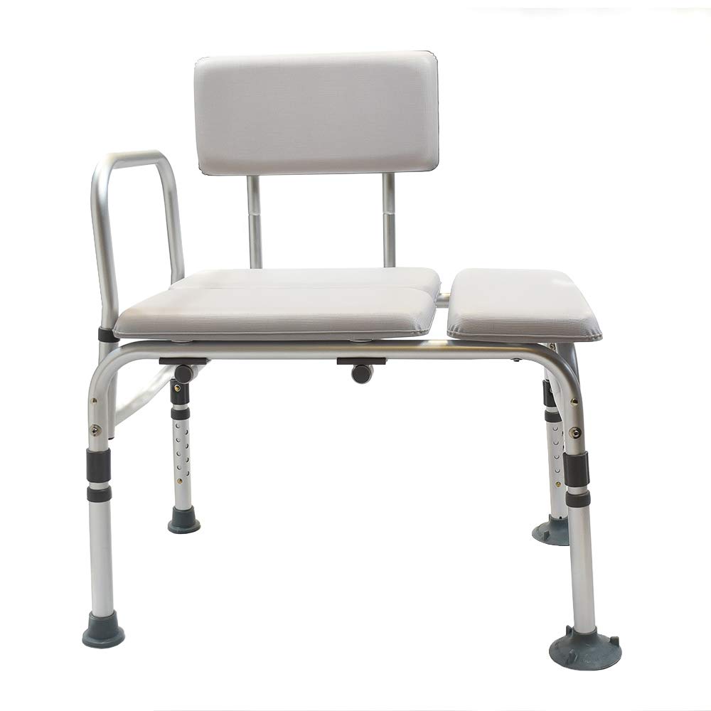 Mercer Padded Transfer Bench, Padded Seat and Backrest