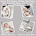 Baby Changing Basket, Foldable Portable Changing Pad, Moses Basket for Newborn, Changing Table Topper for Dresser, Cotton Rope Diaper Caddy for Travel&Nursery, Waterproof Foam Pad Cover, Off-White