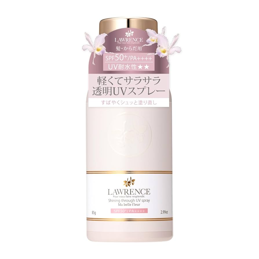 Amazon.co.jp: ロウレンス シャイニングスルーUVスプレー マベル