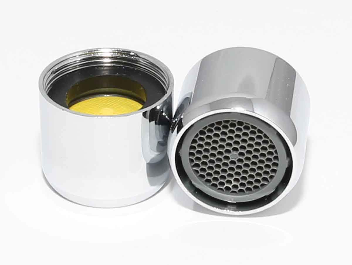 Lowenergie Tap Aerator 22mm Female,4ltr per Minute, Water, Energy Saving Reduce Bills Chrome (6)