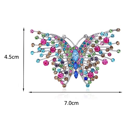 Broche de Mujer, Broche de alfiler, Mariposa para Mujer, Broche de Fiesta de Bodas, alfileres, Regalos, joyería atmosférica, Broches exquisitos de Moda