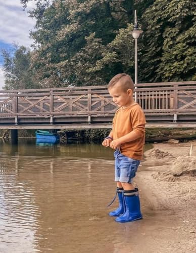 3. Bild von LEMIGO Kinder Gummistiefel Regenstiefel mit Stulpe KIM 33 EU
