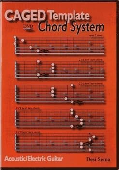 DVD Guitar CAGED Template Chord System DVD Book
