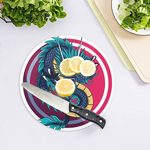 Planche à découper compacte Dragon de 20 cm haute densité - 5