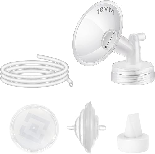 Piezas de repuesto de bomba compatibles con Spectra S2 S1 9 Plus Motif Luna Amada MYA Cimilre Extractor de leche Incl de 0.709 in, tubo de válvula