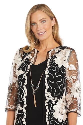 R&M Richards Women's Radiant Ribbon 3-Piece Pantsuit Set2