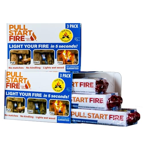 Pull Start Fire Pull String Firestarter | No Matches Required,
